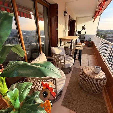 Panoramic View Of Toulon Bay Terrace Appartement