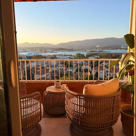 Panoramic View Of Toulon Bay Terrace Διαμέρισμα La Seyne-sur-Mer