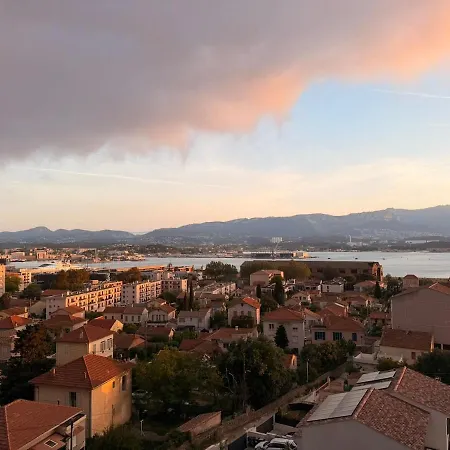 Panoramic View Of Toulon Bay Terrace La Seyne-sur-Mer